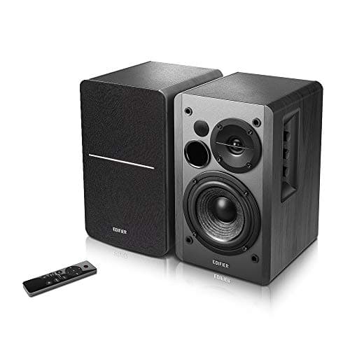 Edifier R1280DBs Active Bluetooth Bookshelf Speakers - Optical Input - 2.0 Wireless Studio Monitor Speaker - 42W RMS with Subwoofer Line Out - Black — view 2