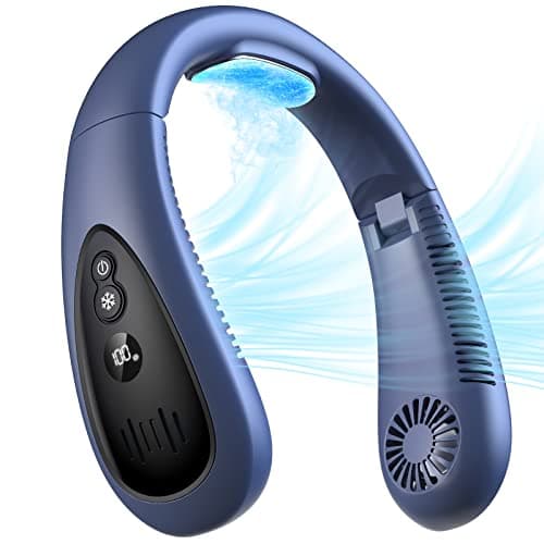 Neck Air Conditioner, Portable Neck Fan with Cooling Plate Rechargeable