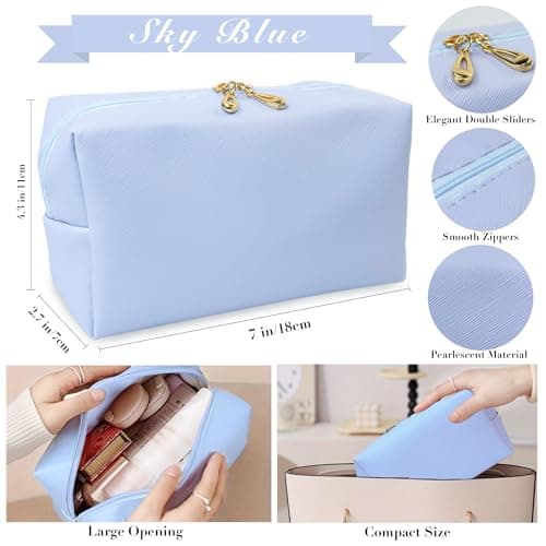 ARK Survivor Women's Wedding Emergency Kit 39 Essential Items for Brides Team Bride All in One Travel Kit Personal Care Women's Travel Set (Sky Blue) — view 6