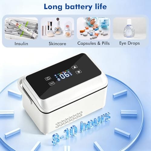 Portable Insulin Cooler Travel Case, 2-8℃ Insulin Fridge Box Mini — view 5