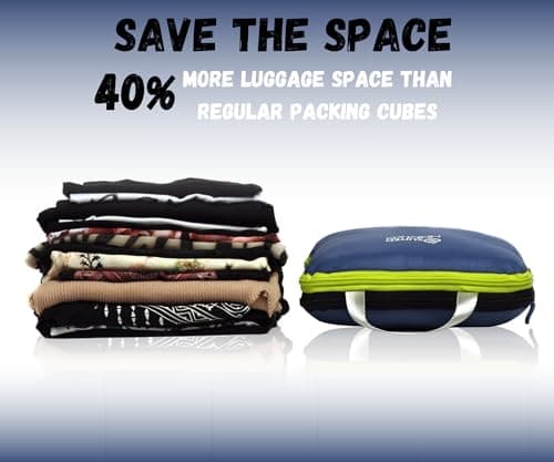 SUITEDNOMAD Ultralight Compression Packing Cubes Set, Suitcase and Backpack Travel Organiser Bags — view 2
