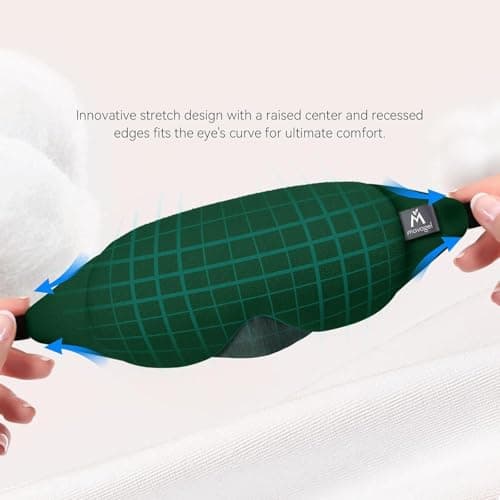 Mavogel Cotton Sleep Mask with Updated Bending Nose Design, 100% Handmade — view 5