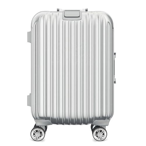 Volein 8 Pcs Suitcase Replacement Double Wheels, 50mm Wear Resistant Luggage Wheels Replacement with Bearings Spare Casters Kit for Worn Suitcase Tyres(Silver-V12) — view 6