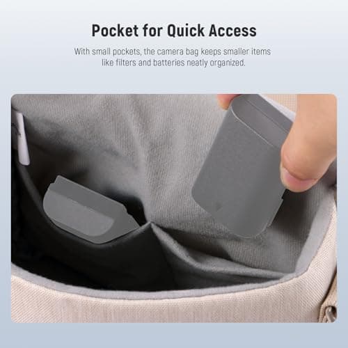 Neewer Camera Shoulder Bag, Waterproof Travel Camera Case, Lightweight and Compact for Photographers, Compatible with Sony Canon Nikon DSLR Lenses and Small Camera Accessories, PB25 — view 6