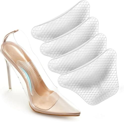 Cosblisvia Plantar Fasciitis Support Foot Support Plantar Fasciitis Heel Pain Relief 2 Pairs for Women Men Nurses Office Walking Travel Shoes Sandals Boots 0.35 Inch