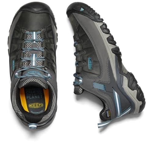 KEEN Women's Targhee 3 Waterproof Hiking Shoe, Magnet Atlantic Blue, 6.5 UK — view 5