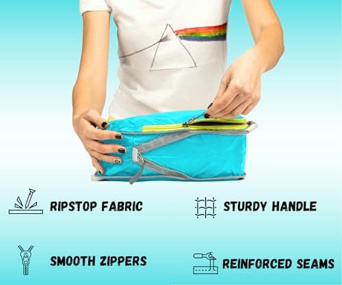 SUITEDNOMAD Ultralight Compression Packing Cubes Set, Suitcase and Backpack Travel Organiser Bags — view 4
