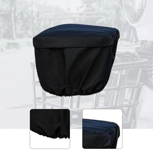 Gralara Basket Cover, Elastic, Dustproof Luggage Rack Cover for Weekend Trips And Camping, black — view 3
