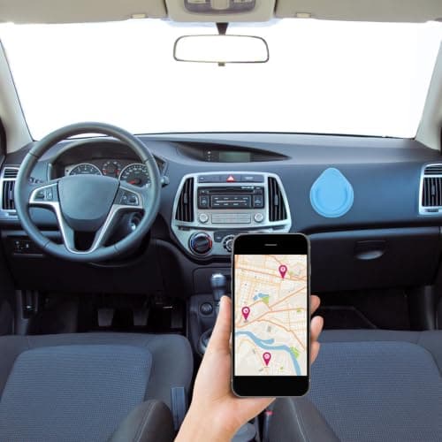 HAKIDZEL Self-adhesive Car Phone Holder Stand for Phone, Blue Silicone — view 5