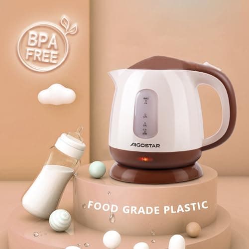 Aigostar 1.0L Portable Travel Electric Kettle, 1100W Low Wattage — view 2