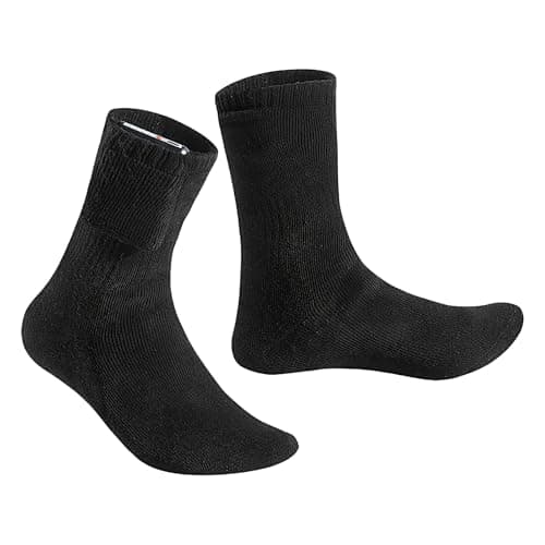 Heated Socks, 10000mAh Rechargeable Electric Socks For Men Women, Washable Heated Ski Sock, Rechargeable Winter Foot Warmer, Electric Heating Sock For Skiing, Hunting, Cycling — view 3
