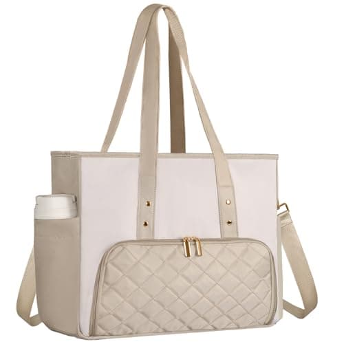 Jetviivid Laptop Bag with Insulated Lunch Compartment, Work Bag for Women