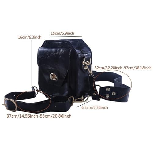 Motorcycle Thigh Bag Steampunk PU Leather Leg Purse — view 5