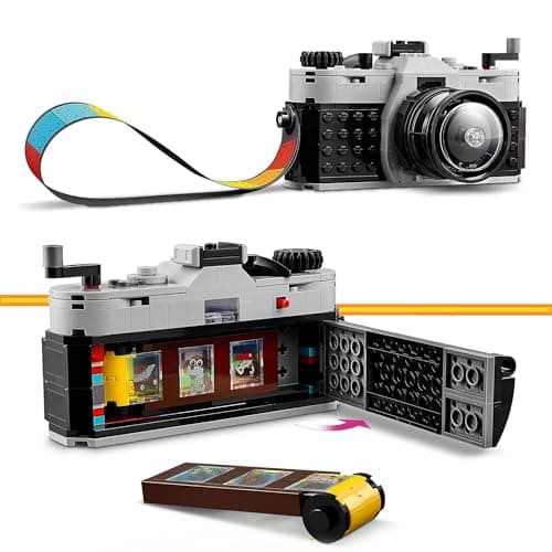LEGO Creator 3in1 Retro Camera Toy to Video Camera to TV Set, Kids' Desk Decoration or Bedroom Accessories, Photography Gifts for Girls and Boys Aged 8 Plus Years Old Who Enjoy Creative Play 31147 — view 3