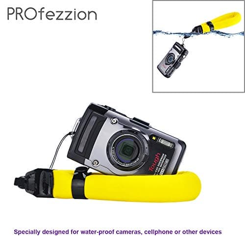 PROfezzion Floating Strap for Waterproof & Action Cameras (Orange & Yellow) — view 3