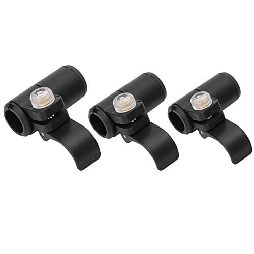 Climbing Stick Pole External Lock, 3Pcs Adjustable Outdoor Leisure Trekking Flip Hiking Sticks Lock 16 18 14mm Wear Resistant Replacement Walking Accessories for Mountaineering Backpacking Black