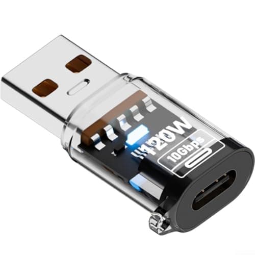 Lightweight USB C to USB A Adapter Travel(Yellow) — view 2