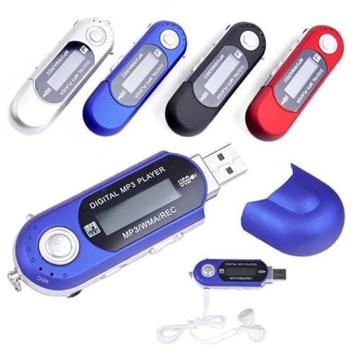 Battery Operated MP3 Player Featuring Direct USB, Expandable Memory Card, LCD Screen Music Player — view 2
