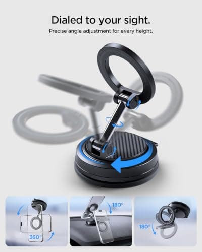 Spigen VacuumLock MagSafe Car Mount Magnetic Car Phone Holder — view 4
