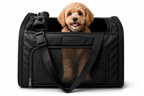 JACKO & CO - Premium Dog & Cat Carrier up to 10lbs, TSA Airline Approved