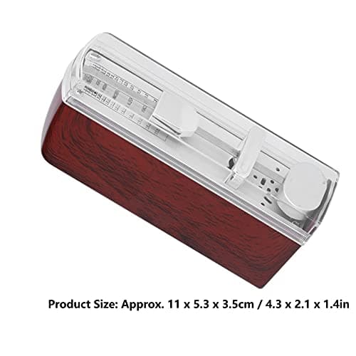 Mini Mechanical Metronome for Piano Guitar Violin, Burgundy — view 3