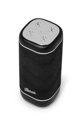 Roberts REUNION Waterproof IPX7 Bluetooth Speaker, Black — view 4
