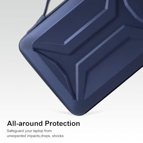DOMISO 18 Inch Laptop Hard Case, Waterproof Shockproof Hard Shell Protective Laptop Sleeve with Handle for 18 Inch ASUS ROG Strix SCAR 18 G18 2025/2024/2023 Gaming Laptop,Navy Blue — view 4