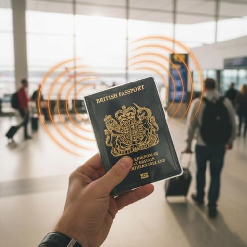 easyTag Passport Tracker Cover | Transparent Passport Cover — view 2