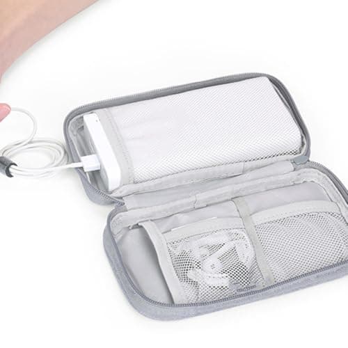 USB Cable Bag Travel Digital Accessories Organizer Compartments — view 2