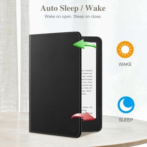 FINTIE Stand Case for Kindle Paperwhite 12th/11th Gen & Kindle Colorsoft — view 3