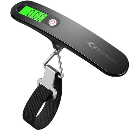 MYCARBON Luggage Scale Portable Digital Weight Scale 110lb/50Kg Capacity