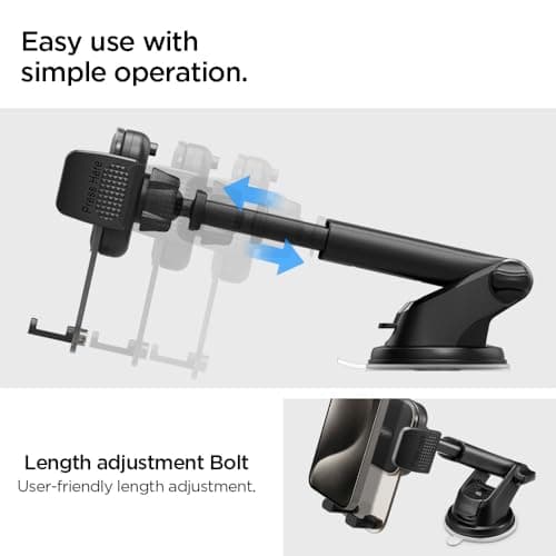 Spigen Universal Car Phone Holder Car Mount Cradle with Suction Cup — view 6