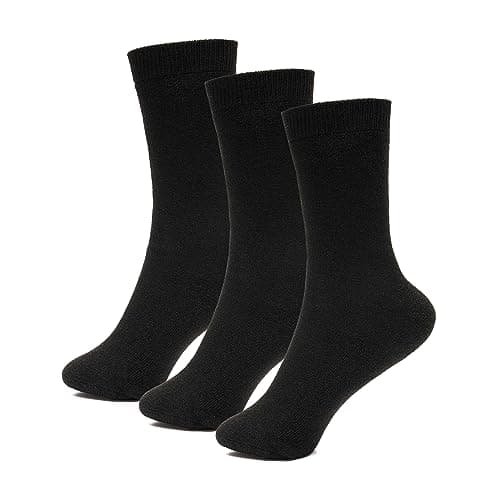 Heatwave 12 Pairs Of Womens Design Thermal Socks Ladies Thick Warm Winter Work Boot Sock 4-7, Black — view 4