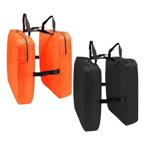 Yunmeryker Suitcase Organizer Hanging Luggage Organizer Travel Accessories Luggage Organizer Garment Bag Over Luggage Waterproof Oxford Easy to Attach and Remove, Orange — view 4
