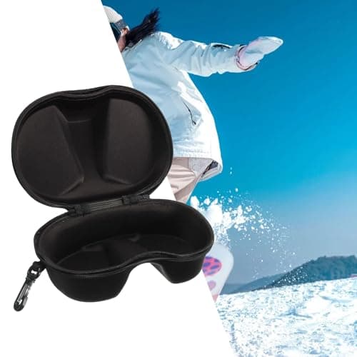 Ski Goggle Case, EVA Extra Large Sports Storage Holder, Water Resistant Ski Snowboard Goggles Box For Ski Sunglasses Sports Glasses Goggles — view 3