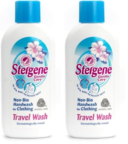 Stergene Gentle Care for Handwash Delicates, Travel Size, acceptable in Hand Luggage - 100ml (Pack of 2)