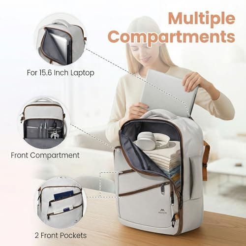 MATEIN Ryan Air Cabin Bag 40x30x20, Ryanair Underseat Bag with Wet Pocket — view 5