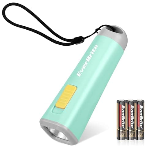 EverBrite Mini LED Flashlight, Lightweight (46 g), Green