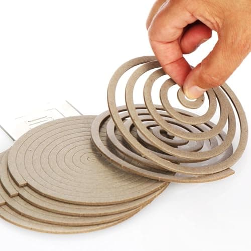 40Pc Mosquito Coils, Spirals Repellent Smoke For Indoor & Outdoor Patio - Perfect For BackYards Camping (Contains 40 Coils & 8 Metal Stands) - 4 Boxes — view 4