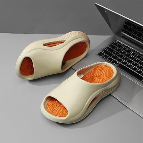 Orthopedic Slippers for Women Plantar Fasciitis Arch Support Sandals Fluffy Slippers Comfy Shoes Non-Slip Thermal Trendy Summer Slipper Home Indoor Sliders A, 8 — view 6