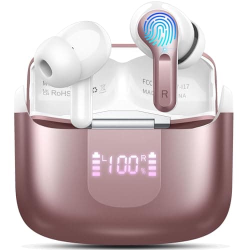 Ordtop Wireless Headphone Bluetooth 5.4 Earbud, HiFi Stereo Bass in-Ear Bud