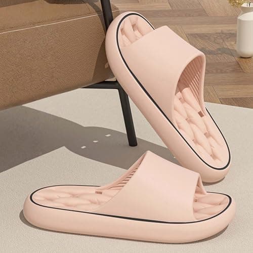 Bathroom Slippers For Women Men, Non Slip Shower Shoes Unisex — view 2