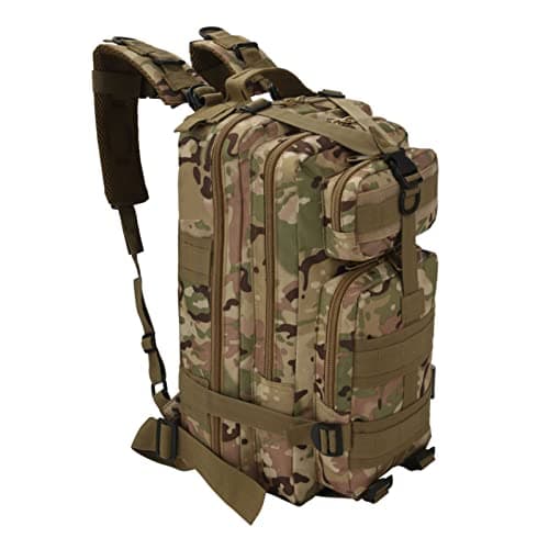 XJYMCOM 30L Tactical Backpack Capacity Rucksacks Assault Pack Polyester