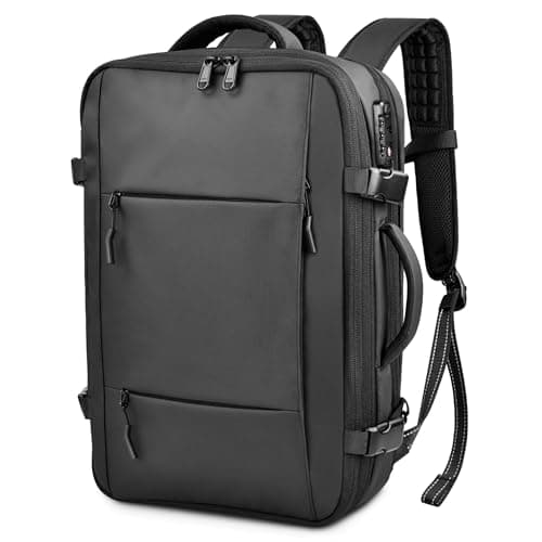 Vacuum Backpack with Pump, Travel Compression Backpack, 17" Laptop Backpack