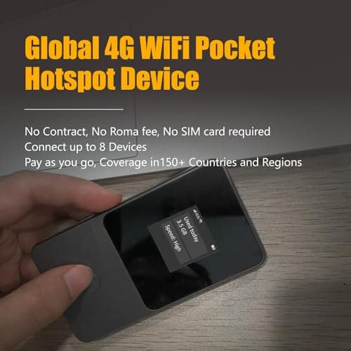 wiSIMLEAP Portable WiFi Hotspot for Travel 4G Mobile Hotspot MiFi Device with Europe 100GB Data — view 5