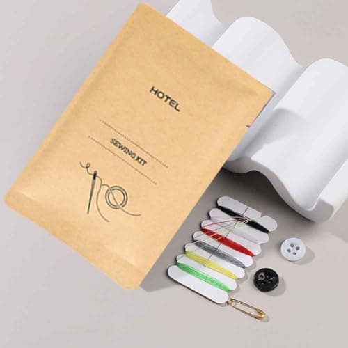 30Pcs Luxury Individually Wrapped Quick Repair Emergency Hotel Sewing Kit for Guests; Disposable Sewing Kit with Needles Button Threads Safety Pin for Hotel Travel Use; Travel Sewing Repairing Tools — view 6