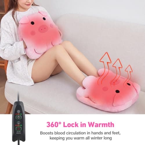 Zogxyc Heated Foot Warmers, 2 in 1 USB Foot Warmer Hand Warmer — view 6