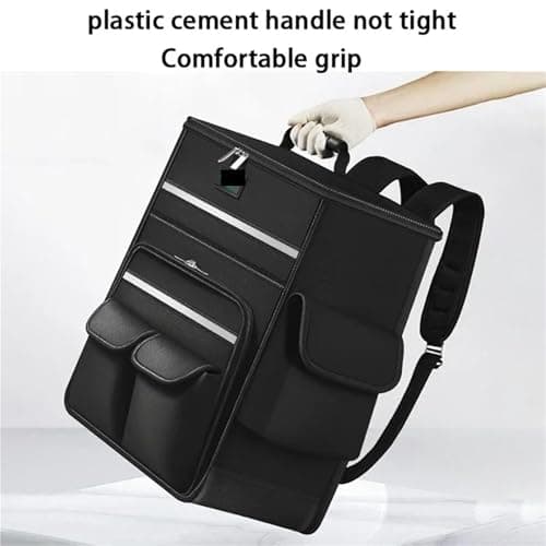 Tool Backpack Large Tools Backpack Professional Electrician Storage Bag Multifunctional Pocket Repair Kit Portable Organizer Suitcase(Buckle Style) — view 3