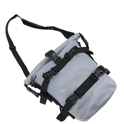 Sonew Motorcycle Saddle Bag with -Slip Design & Large Capacity Storage for and Street Bikes Orange (Gray) — view 2