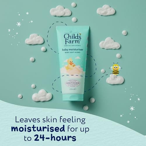 Childs Farm Baby Moisturiser, Baby Soft Scent | Moisturising & Hydrating | Suitable for Newborns with Dry, Sensitive Skin, 200ml — view 5